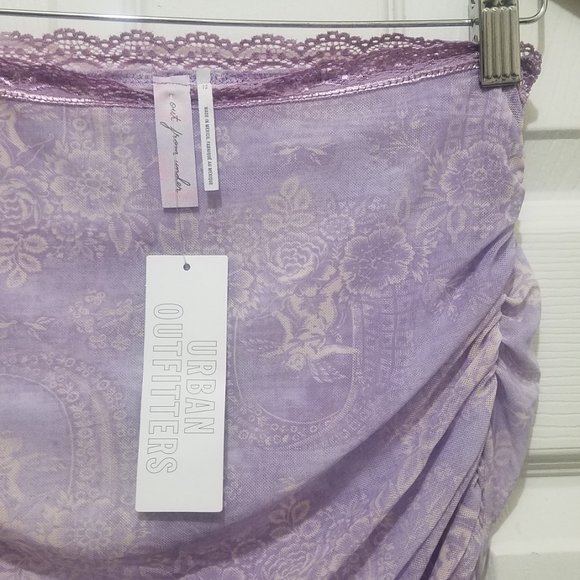 NWT Out From Under Violet Purple Sheer Maxi Skirt - Picture 7 of 8